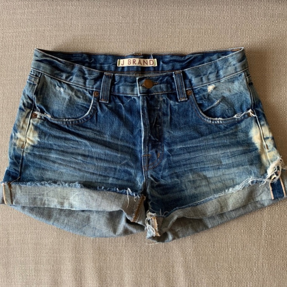 J Brand Cuffed Cut-Off Shorts